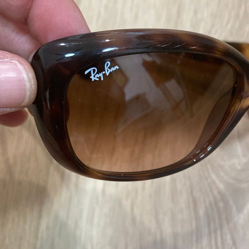 Ray-Ban Tortoise Shell Jackie Ohh Style Sunglasses Brown Gradient Lenses - Picture 3 of 7